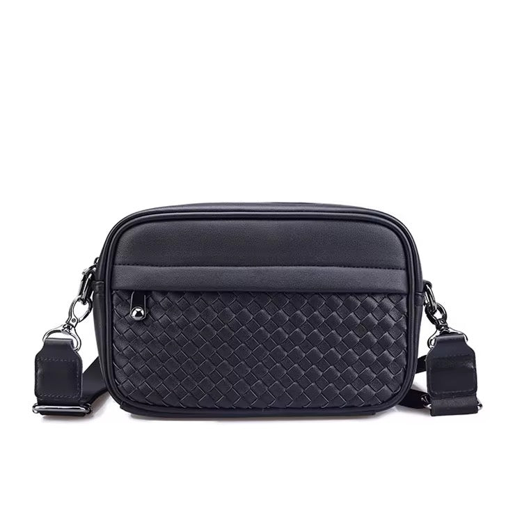 Luxe Gevlochten Crossbody Tas