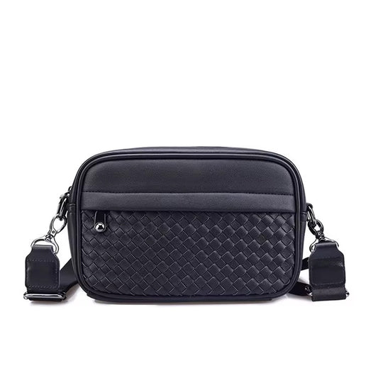 Luxe Gevlochten Crossbody Tas