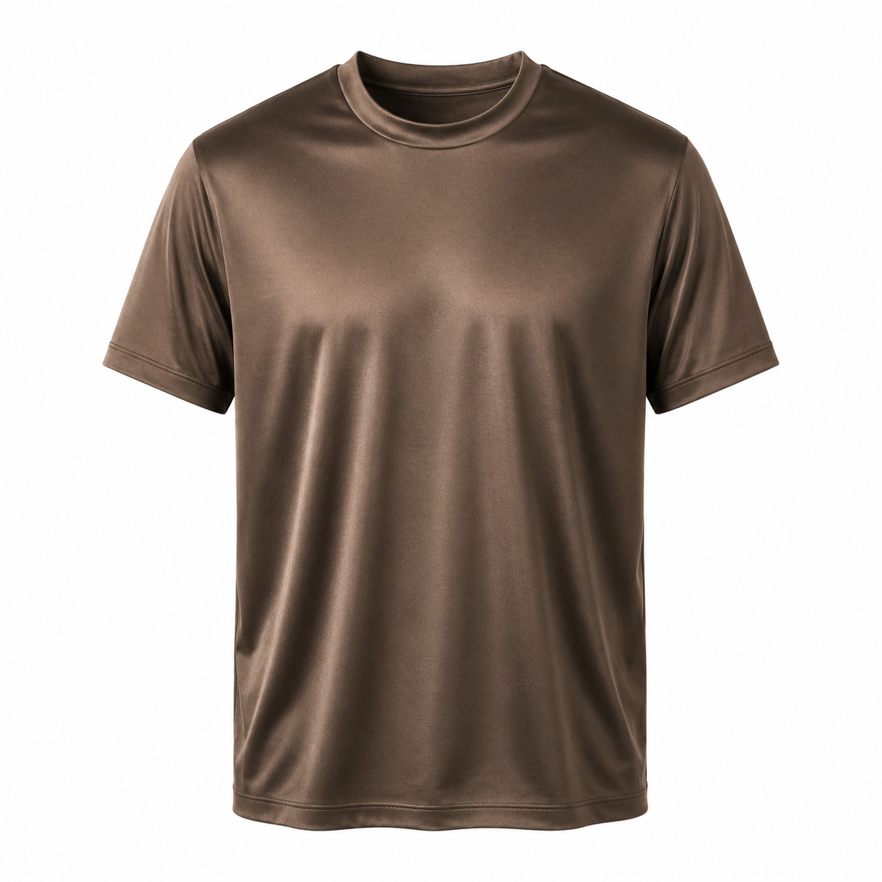 Mercerized T-Shirt – Taupe Brown